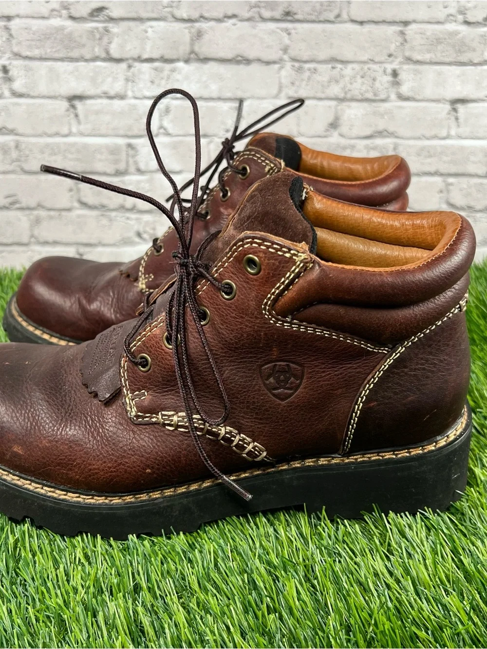 Ariat Canyon Women’s Lace-Up Brown Work Boots 10001254 Size 8.5 B FREE SHIPPING - Picture 1 of 9